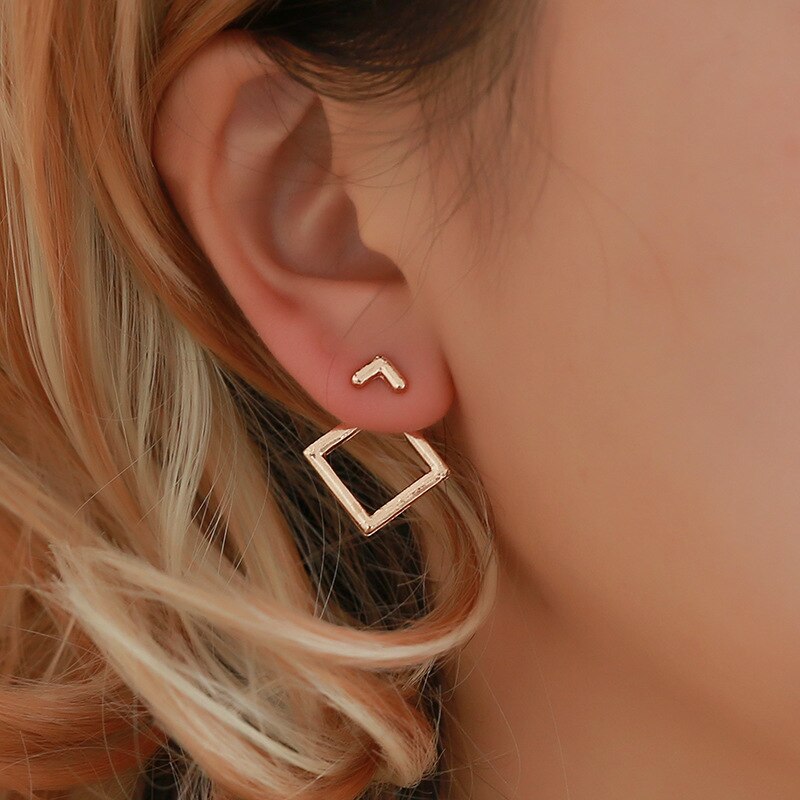 Women's Geometric Shaped Stud Earrings