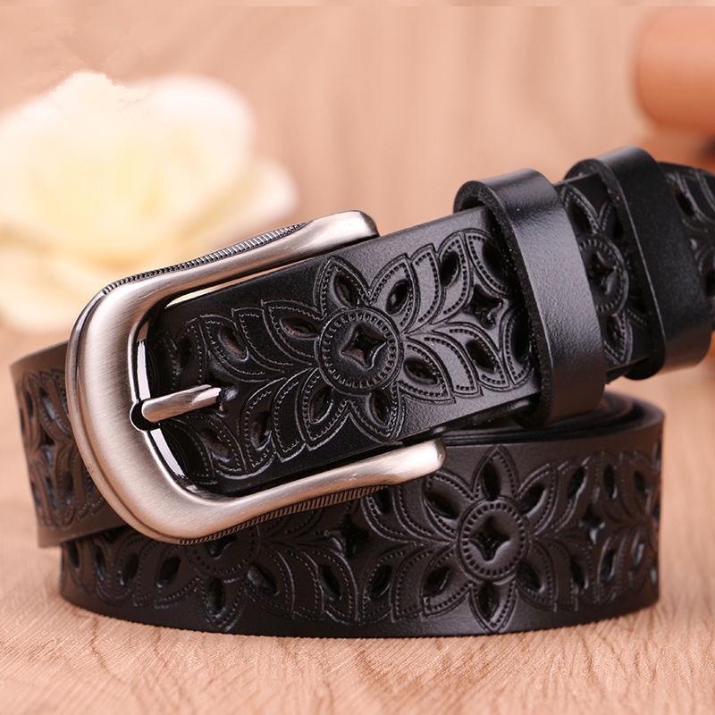 Women's PU Leather Belt Accessories Belts & Suspenders Women's Clothing & Accessories Color : White|Black|Red|Brown 