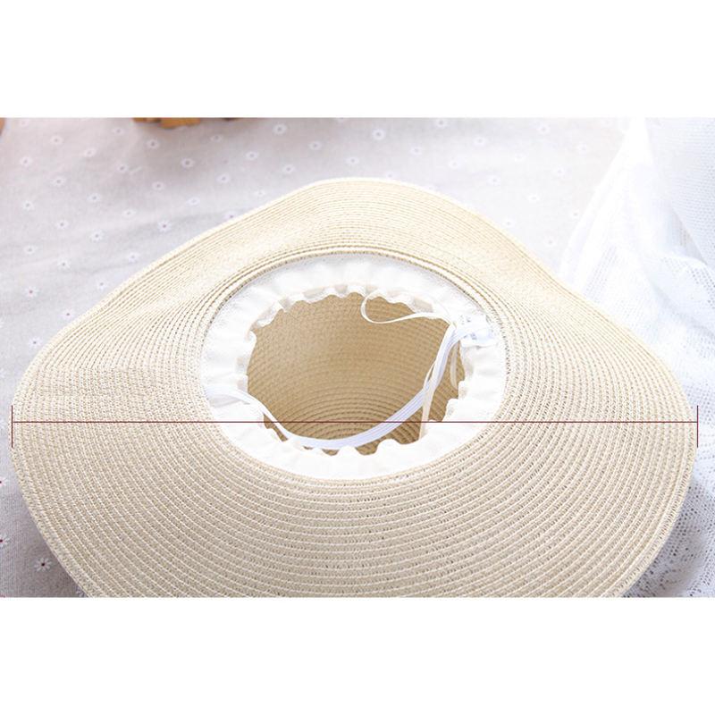 Foldable Wide Brim Straw Hat