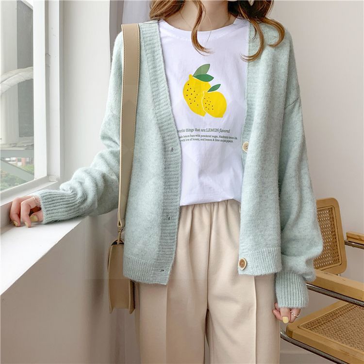 Women's Pastel Color Cardigan Women's Pastel Color Cardigan
