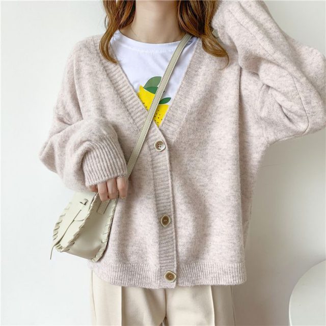 Women’s Pastel Color Cardigan