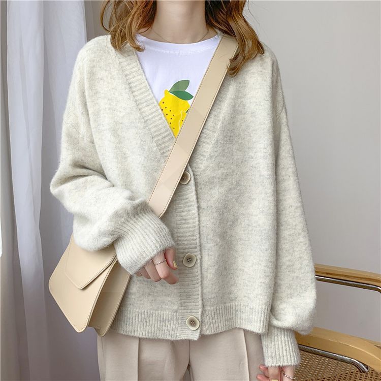 Women’s Pastel Color Cardigan Cardigans Women’s Clothing & Accessories Color : Light Grey|Yellow| Green|Pink Women's Pastel Color Cardigan Cardigans Women's Clothing & Accessories Color : Light Grey|Yellow| Green|Pink