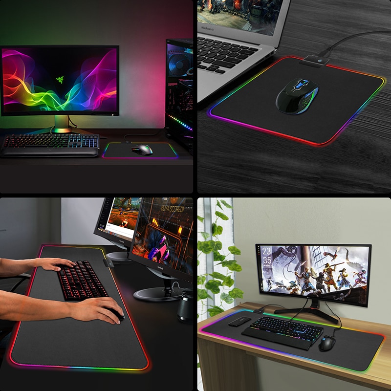 RGB Gaming Mouse Pad Computer Peripherals Computers & Tablets Gaming Mouse & Keyboards 