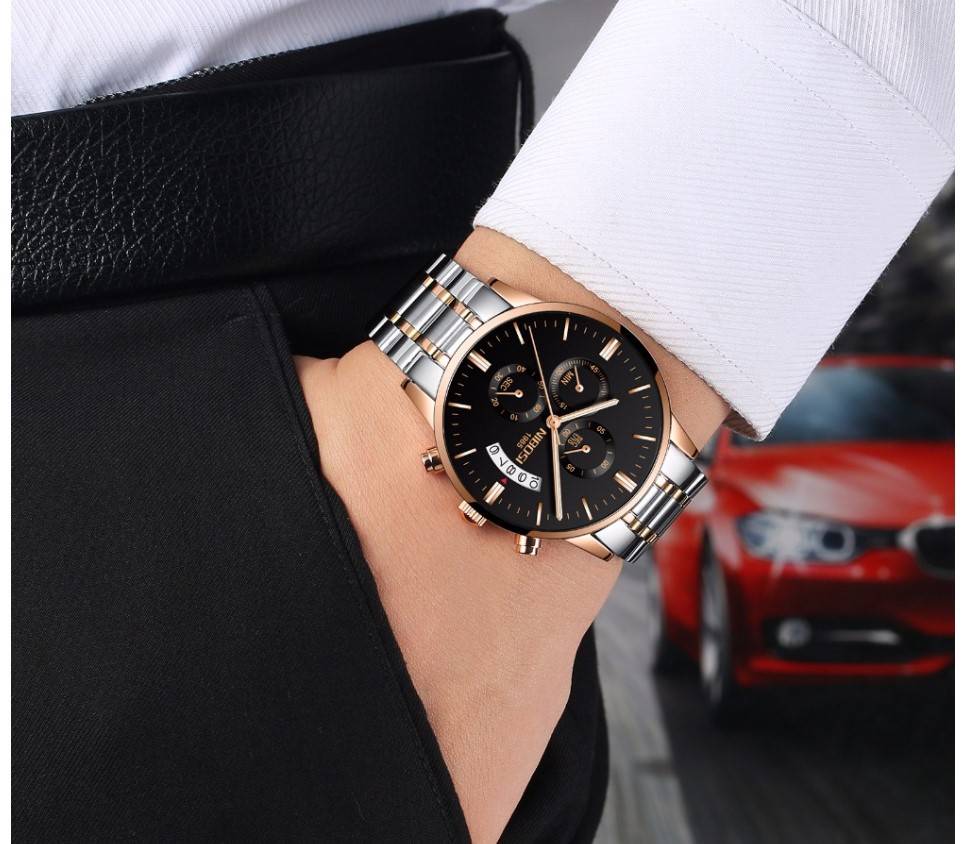 Men’s Luxury Chronograph Watch - Aalamey