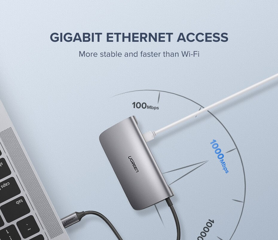 8 Ports Universal USB-C Hubs