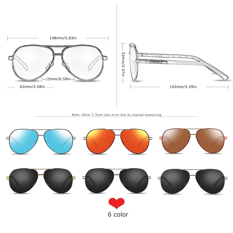 Stylish Sunglasses With Aluminium Frame