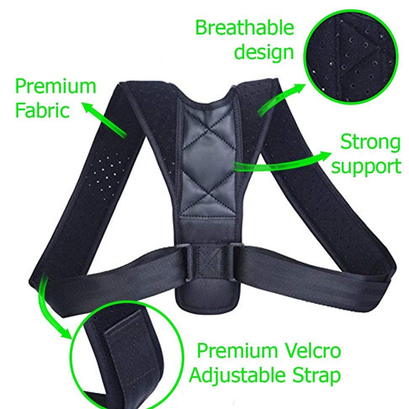 Adjustable Posture Correcting Support Beauty & Health Braces & Supports Health Care Size : M adjustable|L adjustable|S for Children 