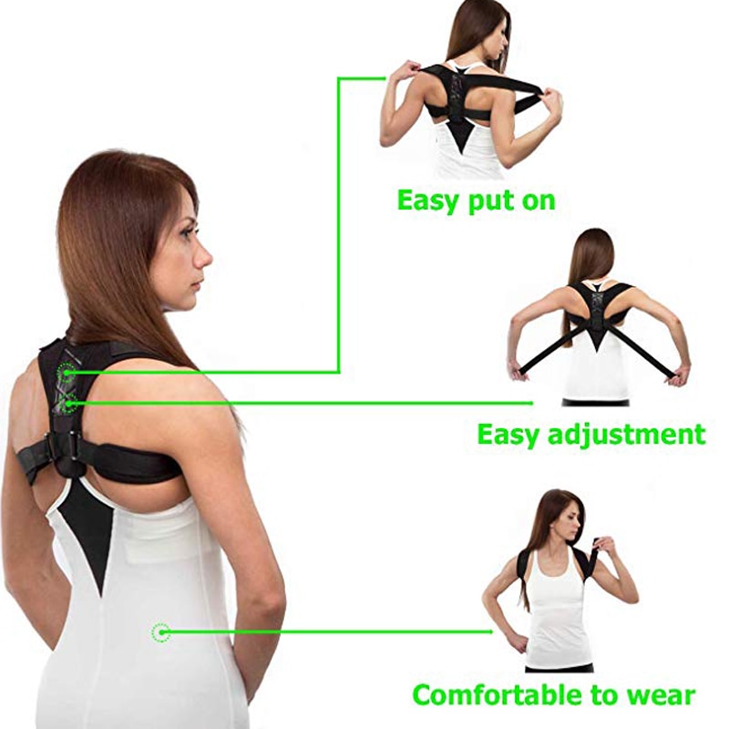 Adjustable Posture Correcting Support Beauty & Health Braces & Supports Health Care Size : M adjustable|L adjustable|S for Children 