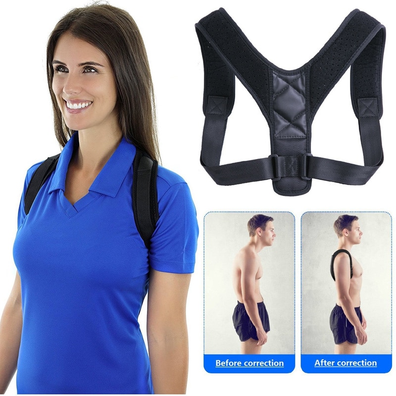 Adjustable Posture Correcting Support Beauty & Health Braces & Supports Health Care Size : M adjustable|L adjustable|S for Children 