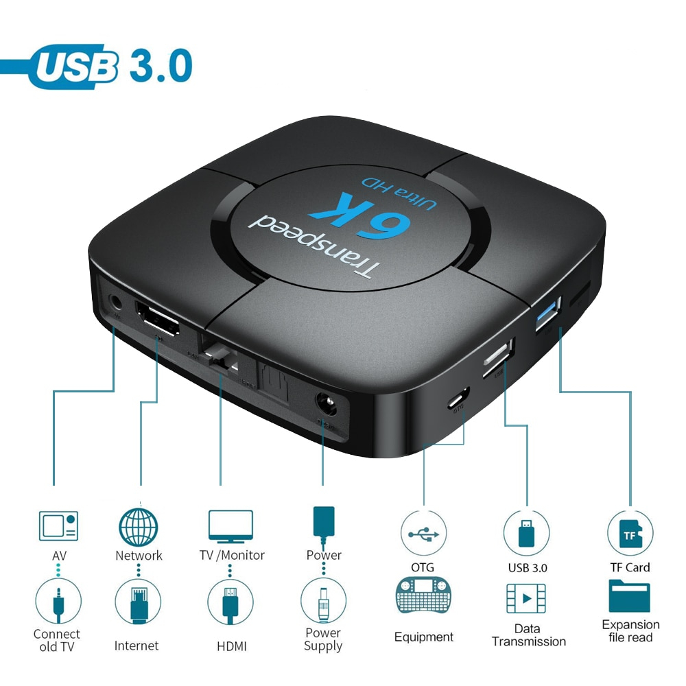 Android 9.0 4G 64G TV Box Consumer Electronics Home Electronics Other 