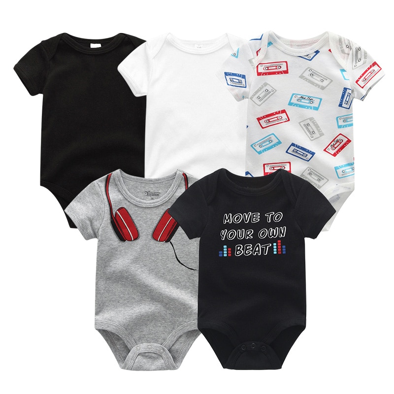 Babies Printed Romper Set Baby & Kid's Clothing & Accessories Baby Boys Clothing Bodysuits & One-Pieces (Onesies), Rompers 