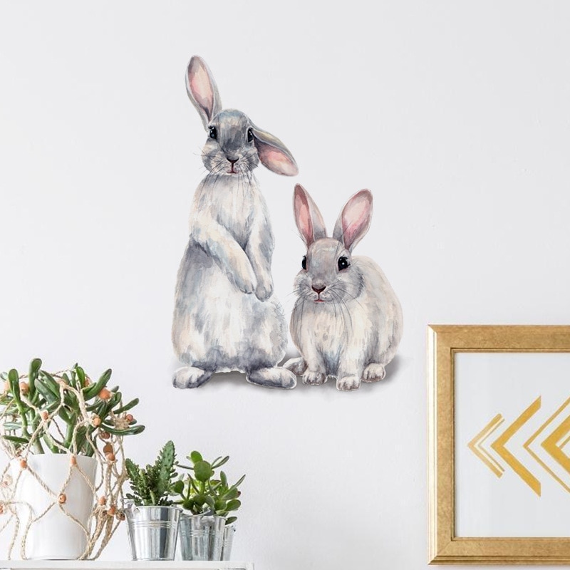 Bunny Shaped Wall Sticker Home & Garden Wall Decor Wall Stickers  