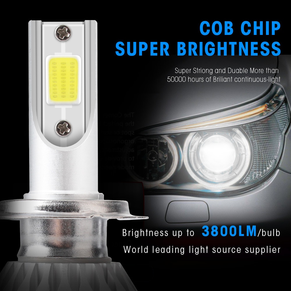 Car LED Headlamp Bulbs Automobiles & Motorcycles Car Lights Socket Type : 9012|H8 H9 H11|H1|H3|H7|880 881 H27|9004 HB1|9007 HB5|H13 9008|9005 HB3 H10|H4 HB2 9003|9006/HB4 