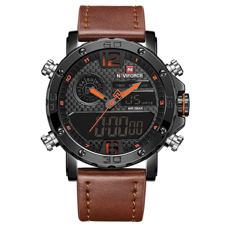 Casual Wristwatches for Men with Leather Strap Men's Watches Watches 