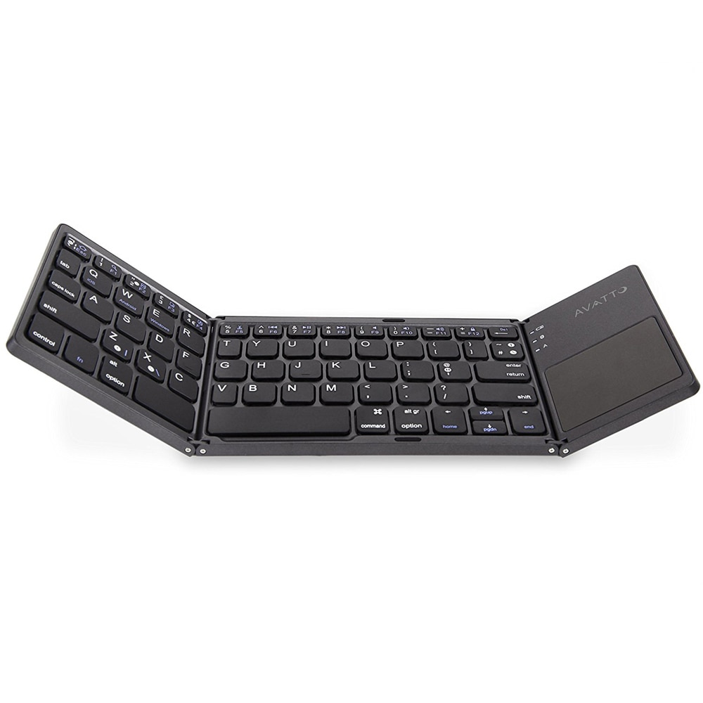 Foldable Bluetooth Keypad with Touchpad Computer Peripherals Computers & Tablets Mouse & Keyboards 