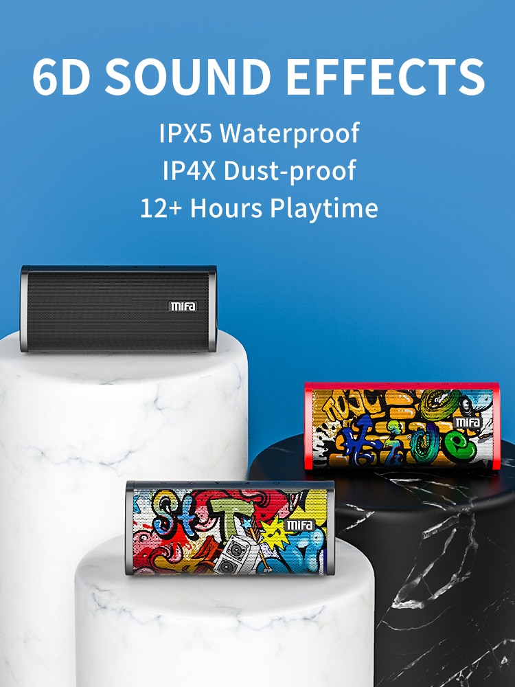 Graffiti Printed Wireless Bluetooth Speaker