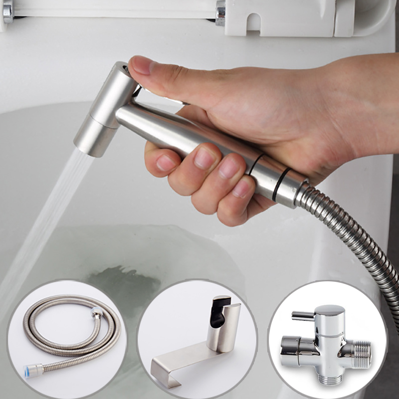 Handheld Bidet Toilet Sprayer Set Home Improvement & Tools Sanitary Equipment 