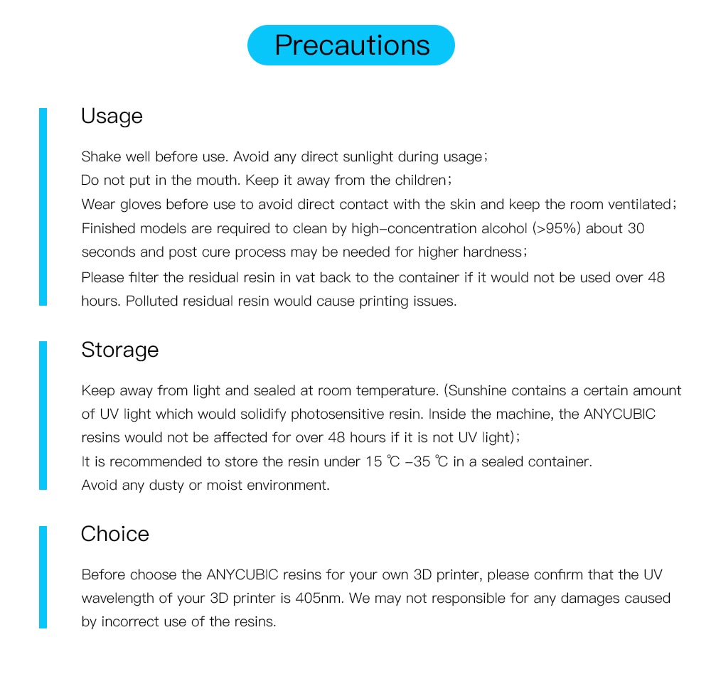 Liquid Photopolymer Resin For 3D Printer