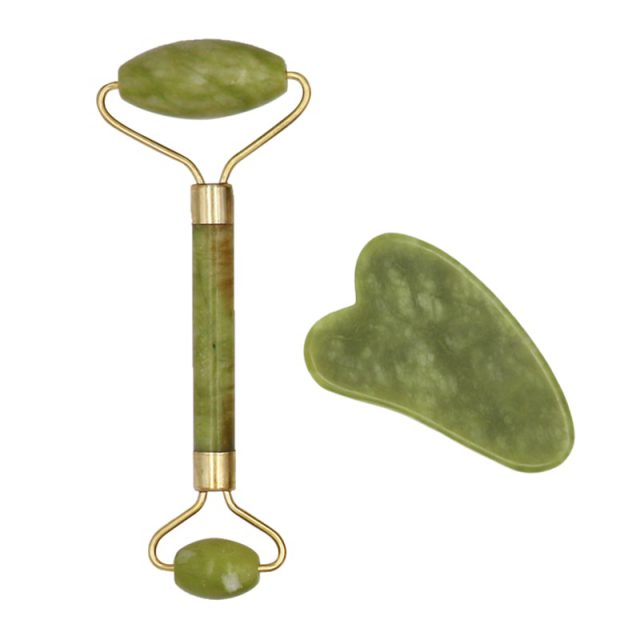 Natural Jade Stone Face Massager - Aalamey