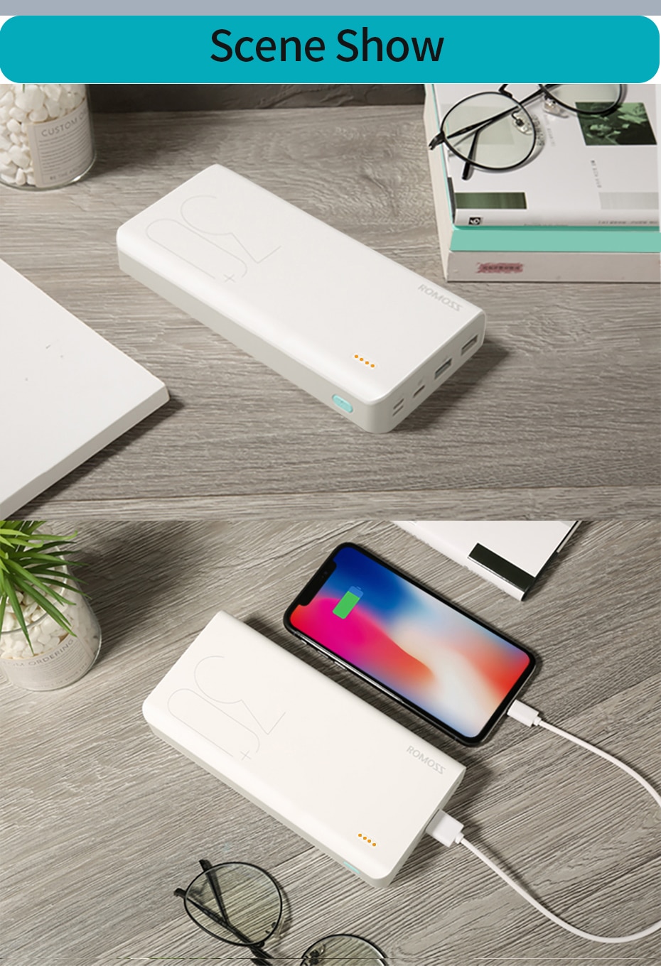 Portable Fast Charging Power Bank Power Banks Smartphones 