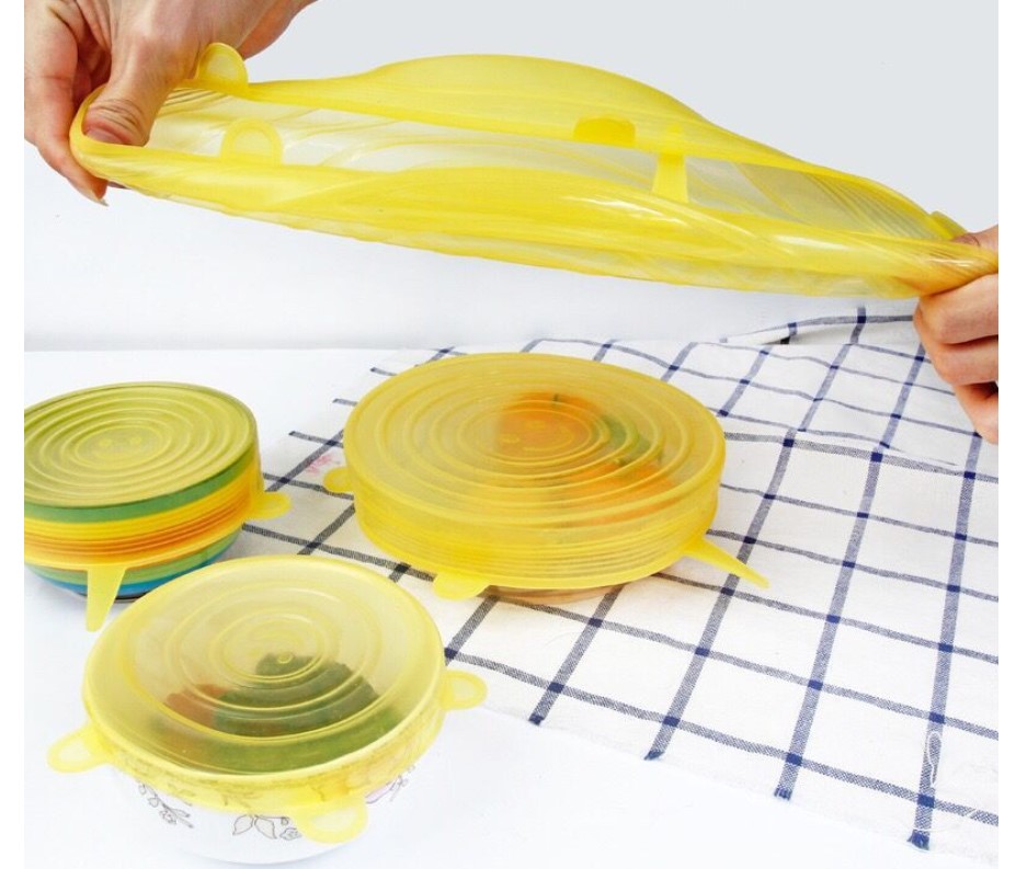 Silicone Food Lids 6/12 Pcs Set