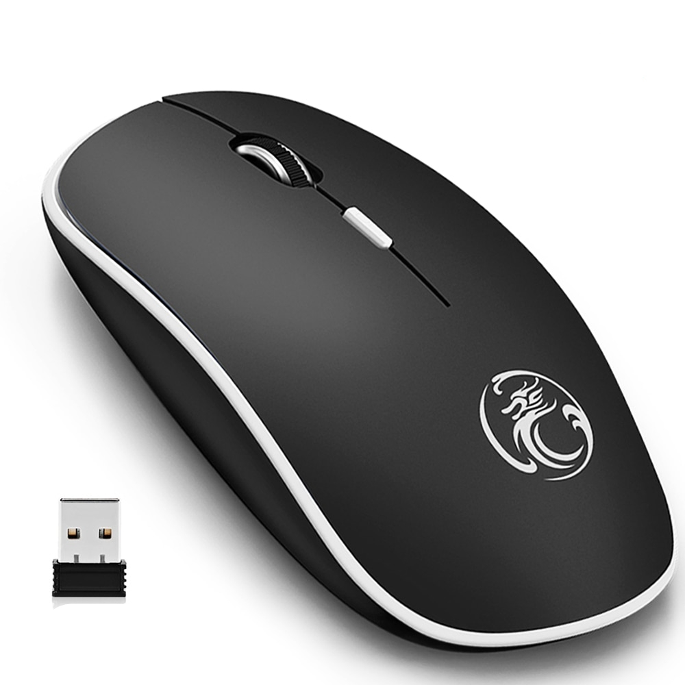 Slim Silent Wireless Mouse Computer Peripherals Computers & Tablets Mouse & Keyboards 