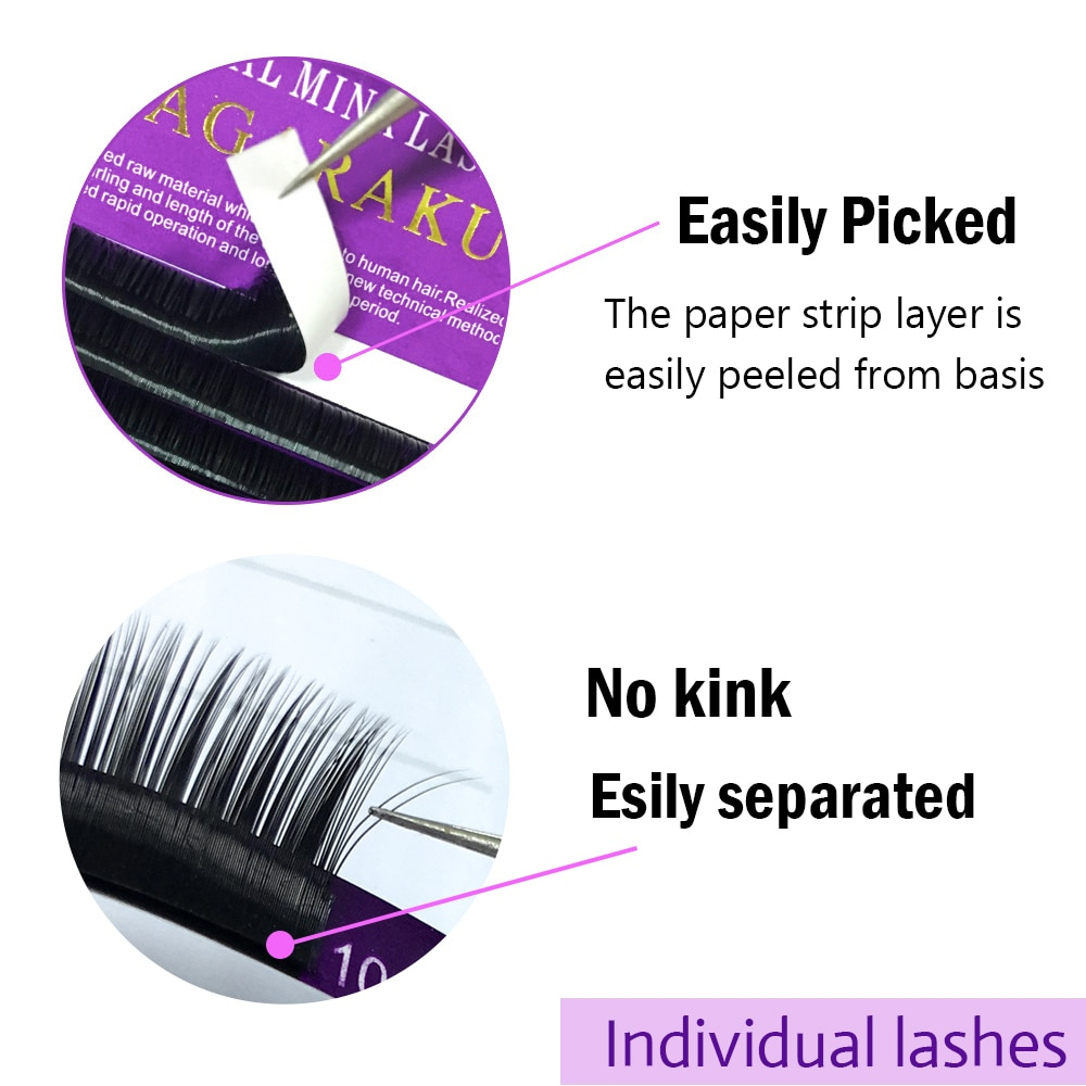 Soft Faux Mink Individual Lashes Beauty & Health Beauty Products 