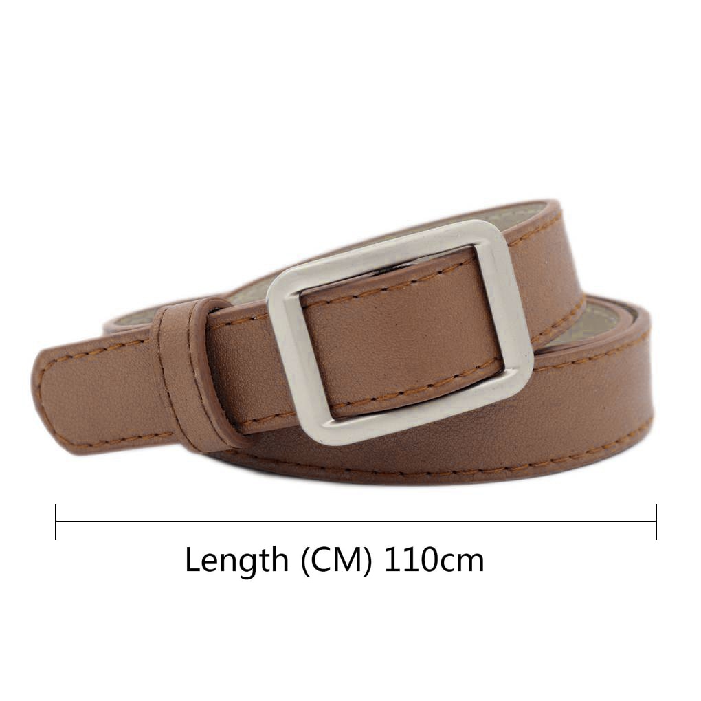 Square Buckle Belt for Women Accessories Belts & Suspenders Women's Clothing & Accessories Color : No.1|No.2|No.3|No.4 