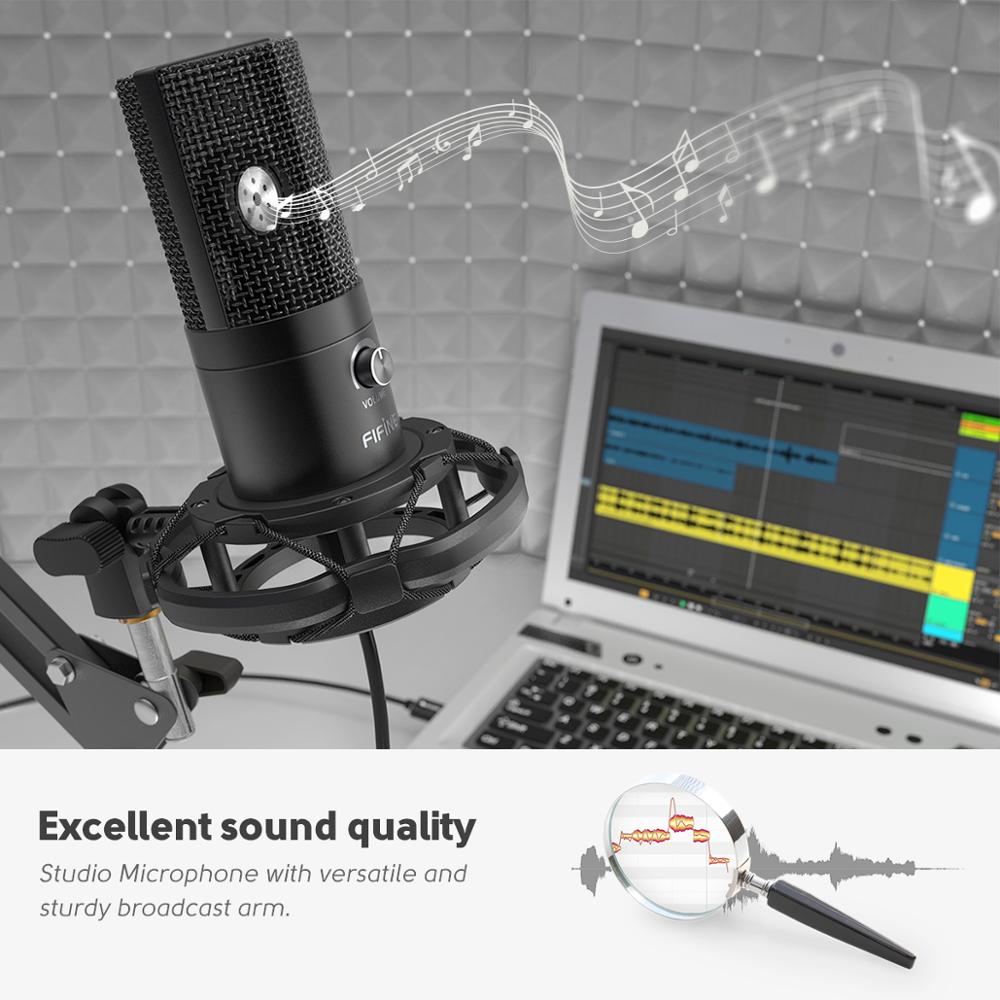 Studio USB Computer Microphone Kit Audio & Video Consumer Electronics Ships From : CHINA|United States|Spain|Russian Federation 