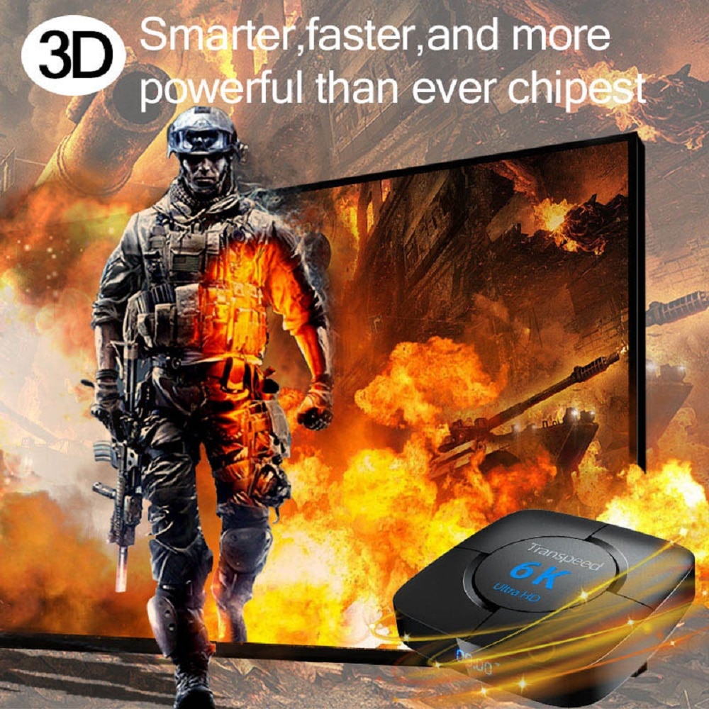 TV Box Google Voice Assistant Youtube 6K 3D Wifi Computers & Tablets Video Game Accessories Ships From : Warehouse 