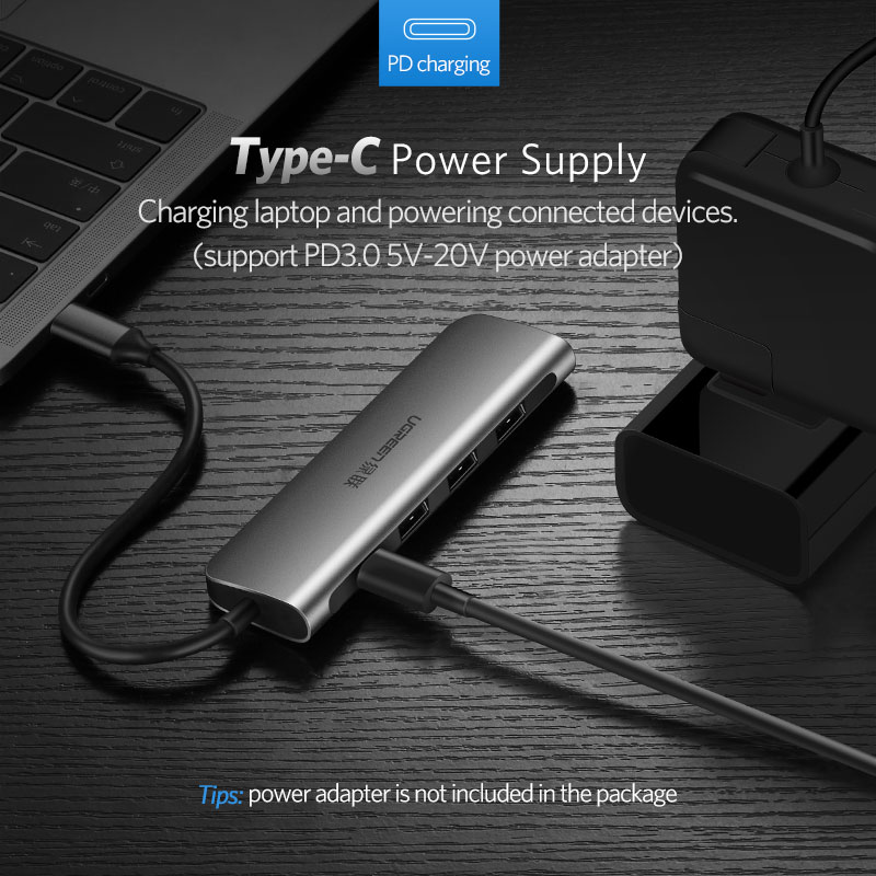 Type C to Multi 3 Ports USB Hubs Computer Peripherals Computers & Tablets USB Hubs 