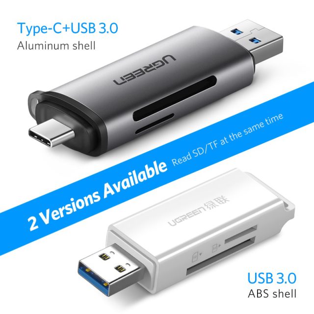 USB 3.0 SD and Micro Smart Card Reader - Aalamey