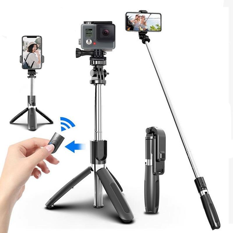 Wireless Bluetooth Selfie Stick and Tripod Camera & Photo Accessories Cameras & Camera Accessories Consumer Electronics Color : Black|White 