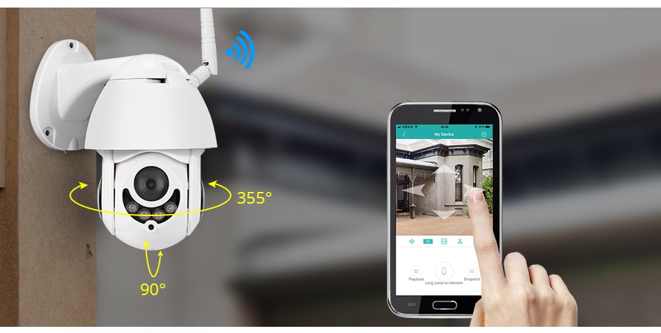 Wireless Waterproof 1080P Wifi Camera