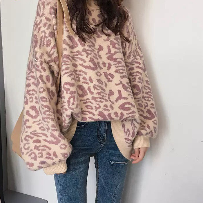 Women's Animal Printed Pullover Pullovers Women's Clothing & Accessories 