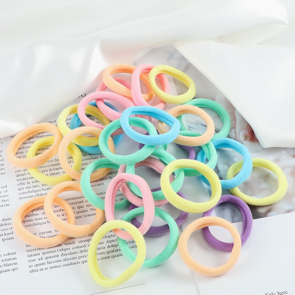 Women's Basic Elastic Hair Bands Accessories Hair Accessories Women's Clothing & Accessories Color : 50pcs Morandi|30pcs Morandi|50pcs Colorful|30pcs Multicolor|50pcs Black|30pcs Black|50pcs Multicolor|30pcs Colorful 