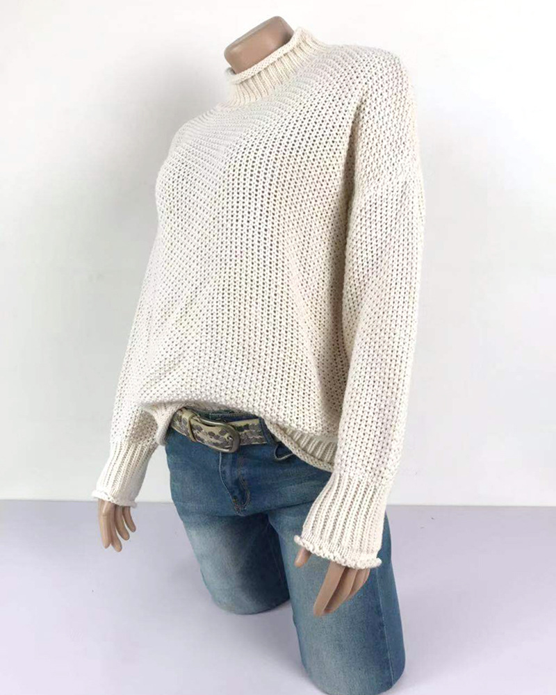 Women's Knitted Loose Pullover