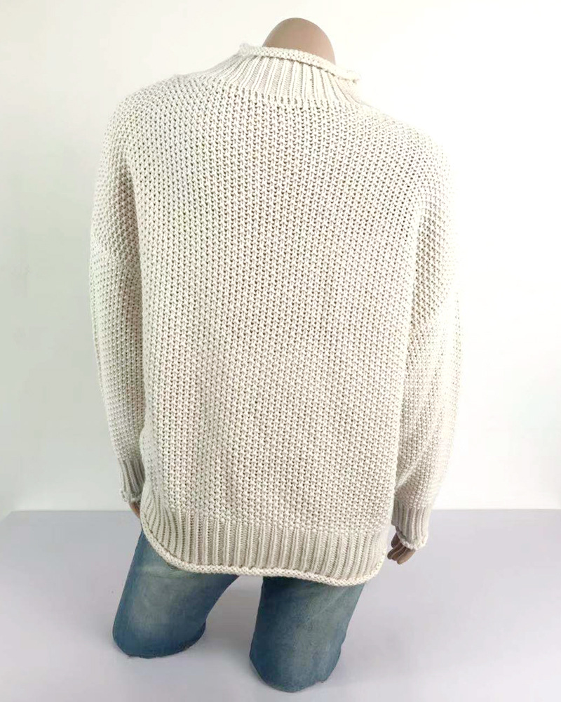 Women's Knitted Loose Pullover