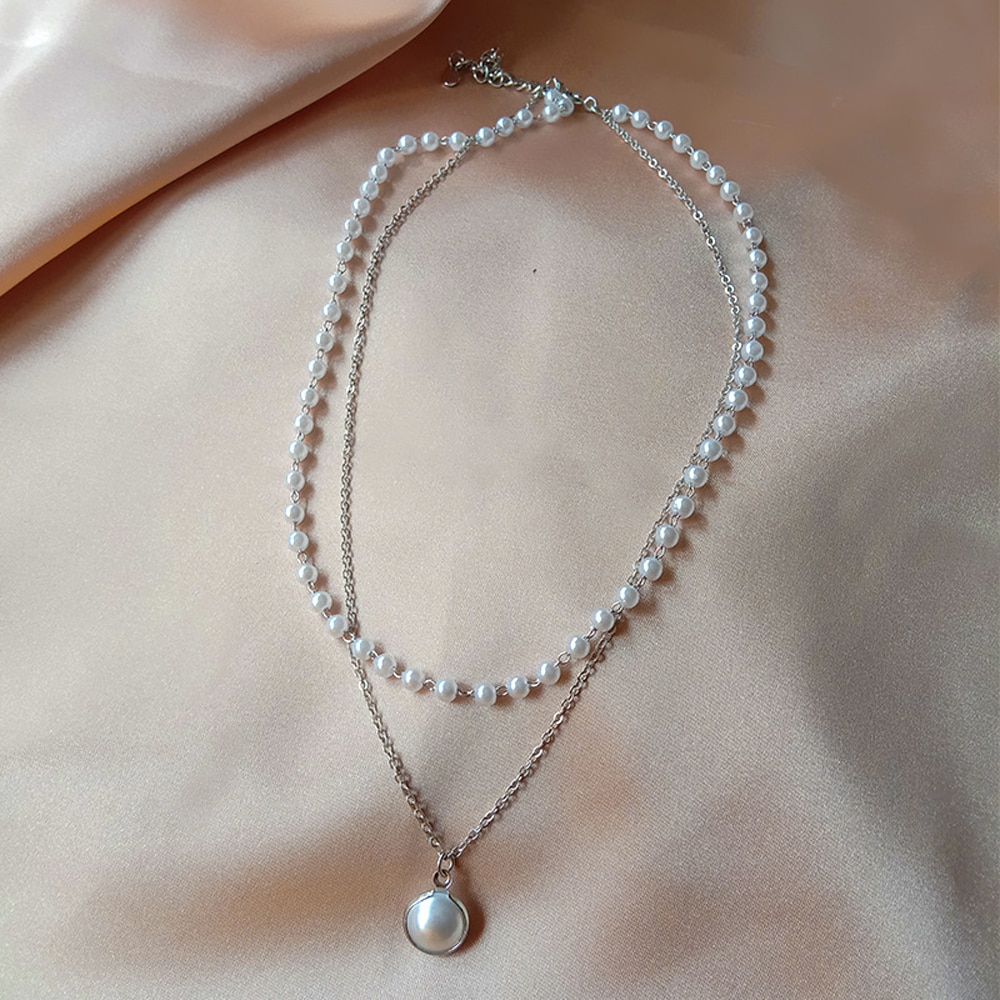 Women's Pearl Necklace Pendant