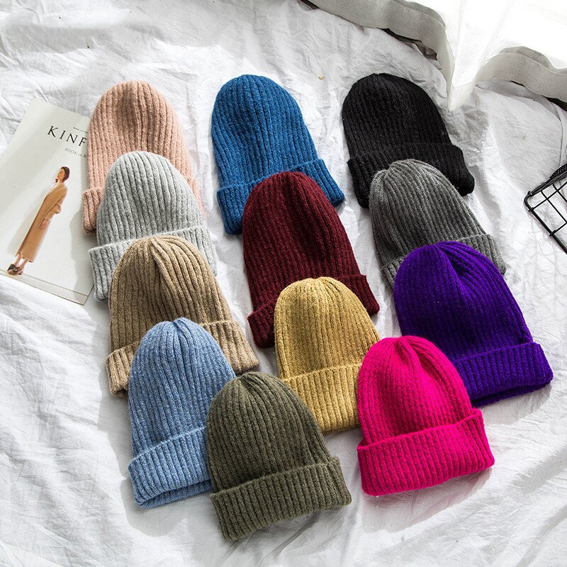 Women's Soft Knitted Wool Hat