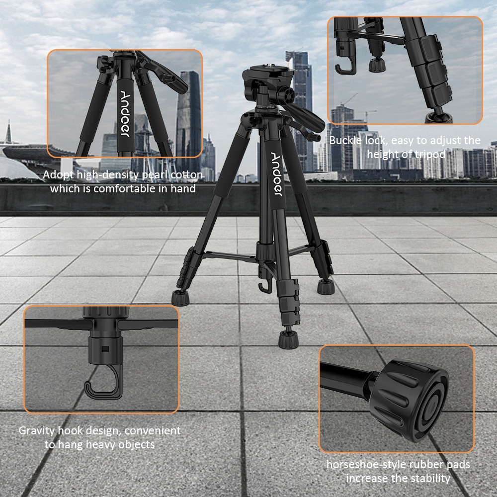 Camera's Portable Tripod with Carry Bag