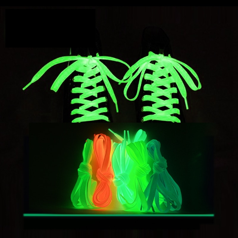 Luminous Flat Shoelaces Women Shoes Women's Vulcanized Shoes 