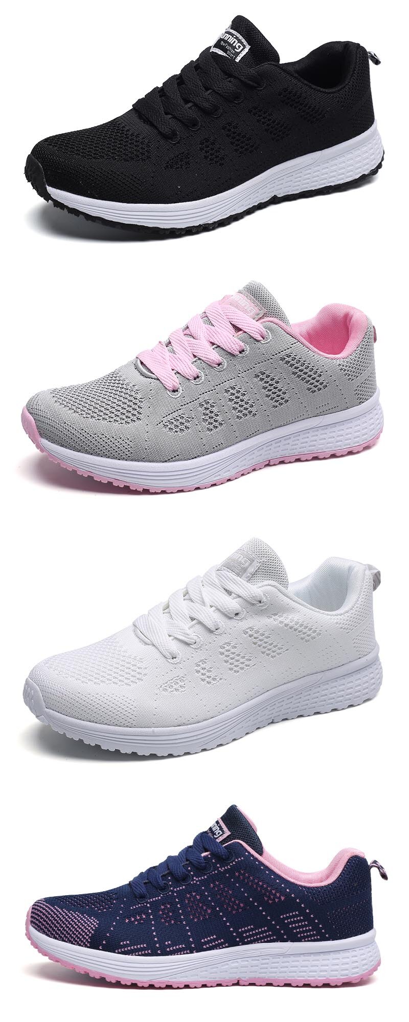 Casual Style Breathable Sneakers for Women