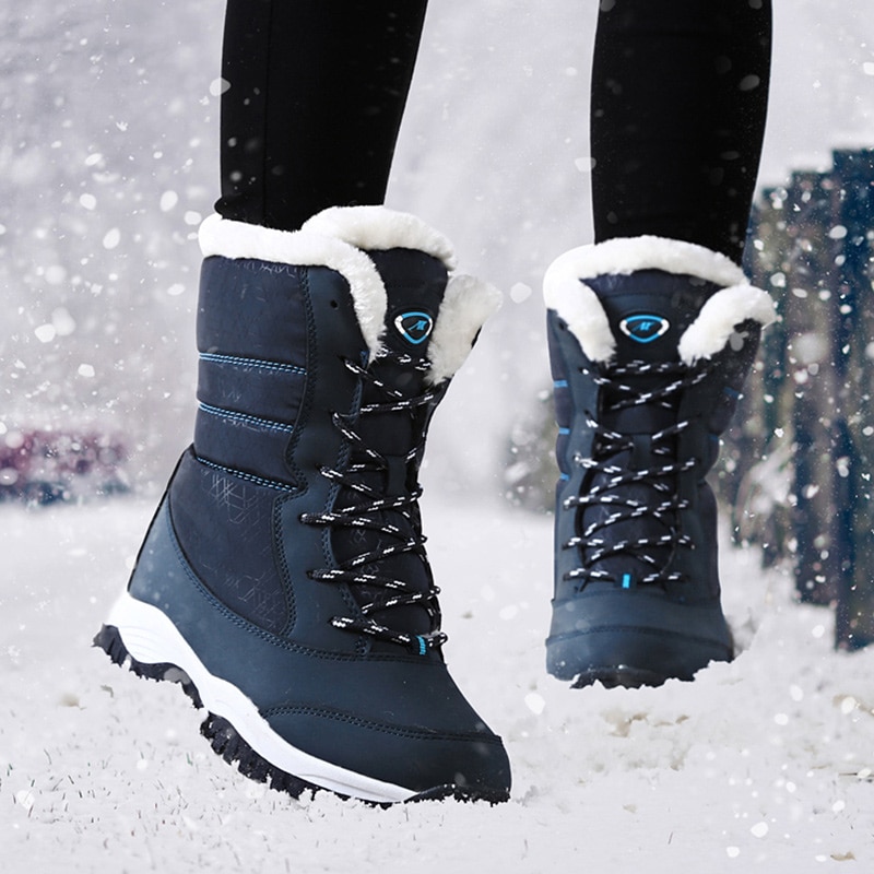 Women's Waterproof Warm Ankle Boots Women Shoes Women's Boots 