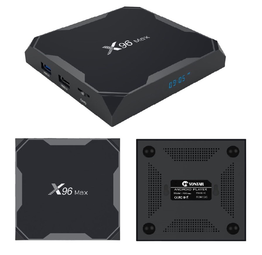 Android 9.0 Amlogic Quad Core 4K TV Box