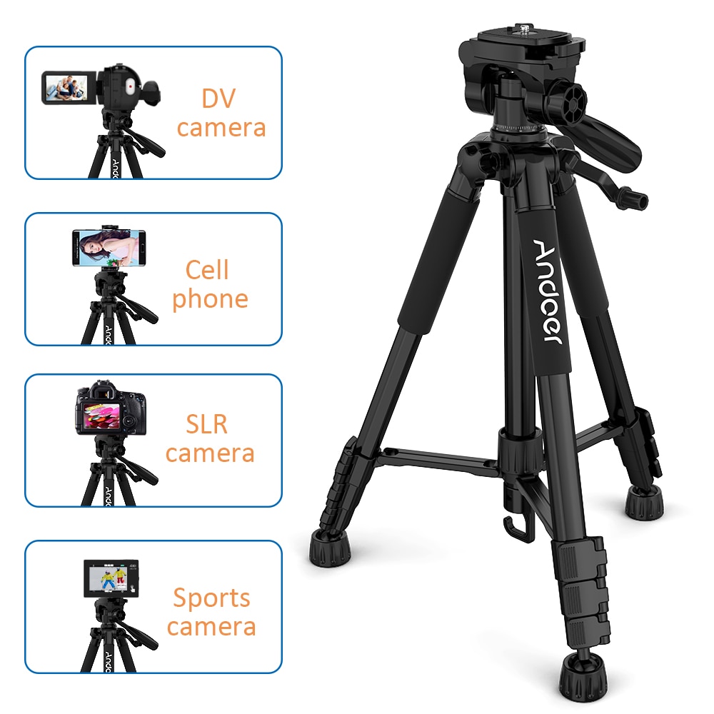 Camera's Portable Tripod with Carry Bag Camera & Photo Accessories Consumer Electronics Tripods & Stands 