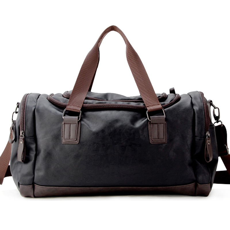 Casual Leather Travel Duffel Bag Luggage & Travel Bags Travel Bags 