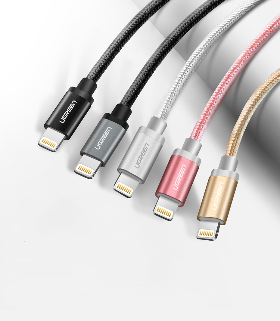 Colorful Braided USB to Lightning Cable Mobile Phone Accessories Mobile Phone Cables Smartphones 