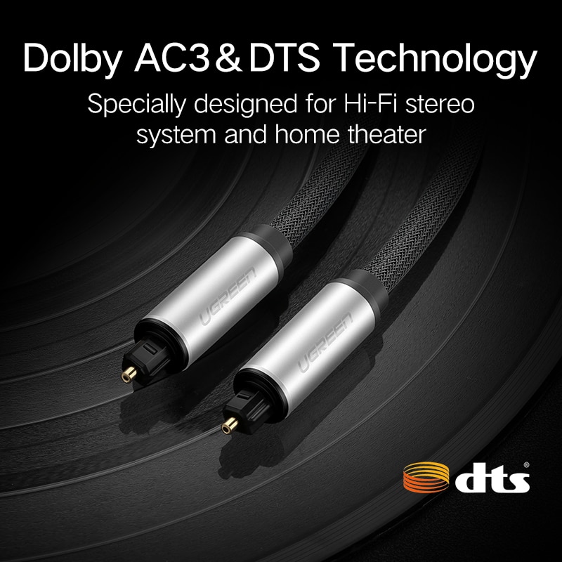 Digital Optical Fiber Audio Cable for TV Blue Ray Cables & Connectors Computers & Tablets 