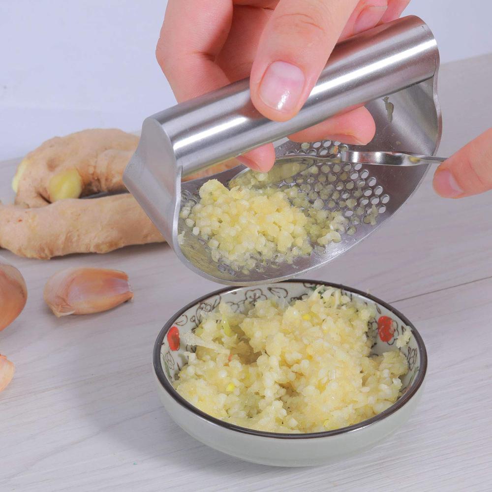 Ergonomic Design Garlic Press Fruits & Vegetables Tools Kitchen Kitchen Tools & Gadgets 